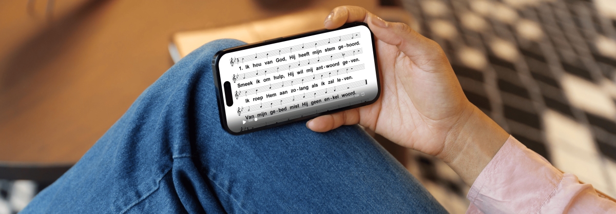 IPhone liggend
